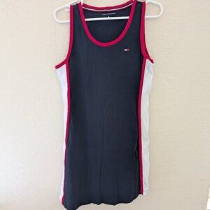 Vintage Tommy Hilfiger 90's Dress American Stripe Cotton Athletic Size S